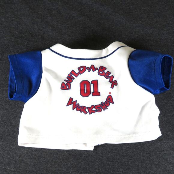 Build-A-Bear All-Star Baseball Uniform Jersey Shorts Set  Sporty Clothes Outfit - Picture 9 of 10